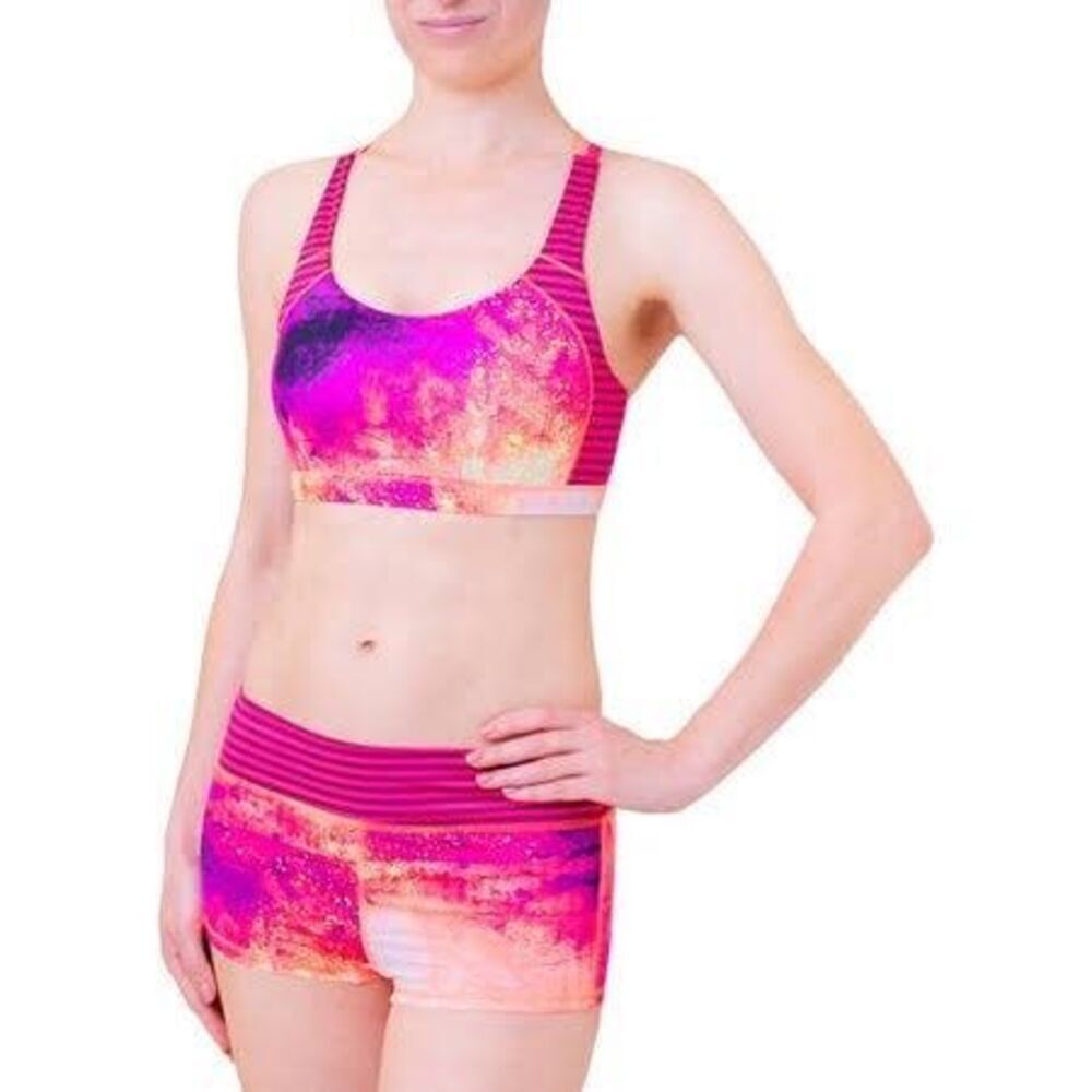 Womens Danskin Now Zen Double Criss Cross Back Sports Bra - Sz 38C